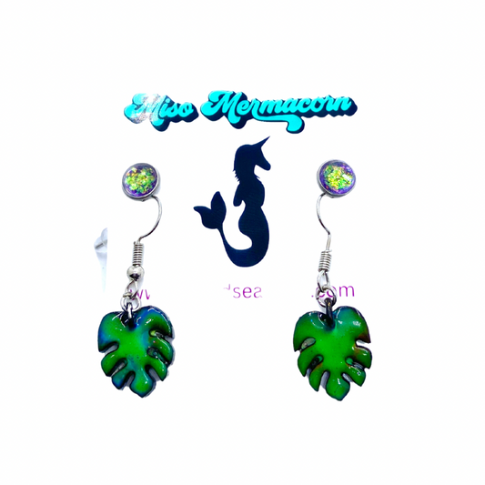 Mermacorn™ Mood Monsterra Earrings