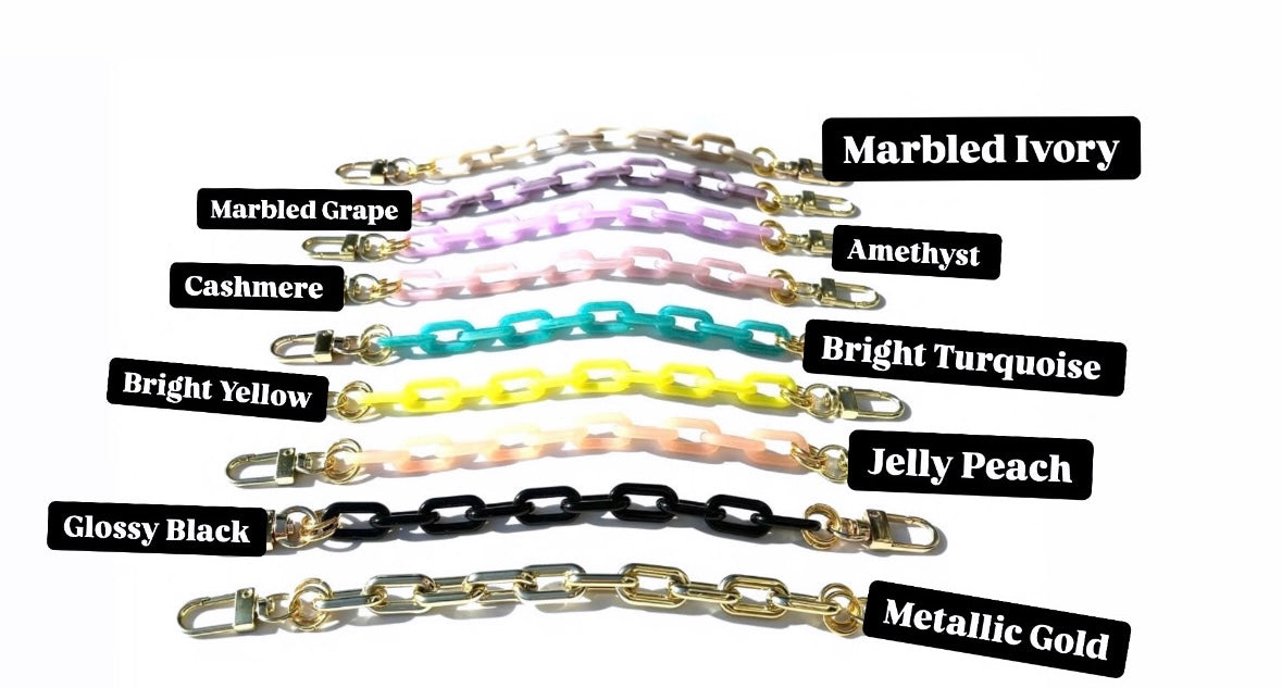 Marbled Cashmere Acrylic Chain