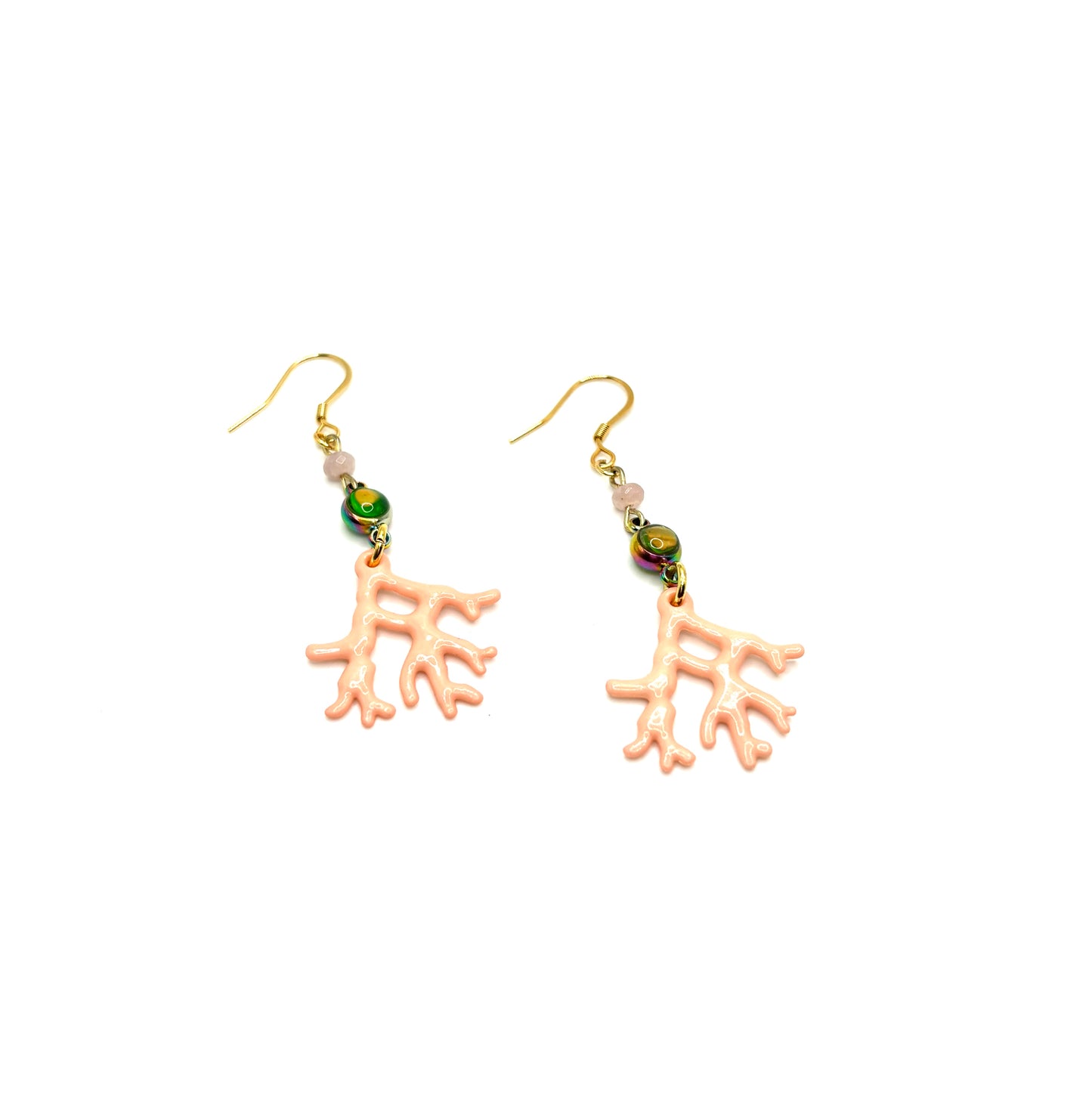 Mood Sea Glass™ Coral Earrings