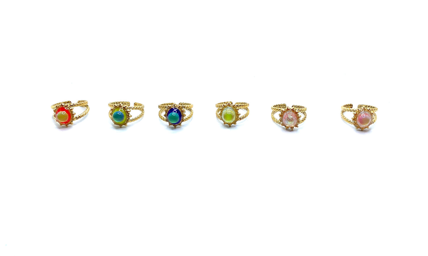 Assorted Glow Sun Mood Rings