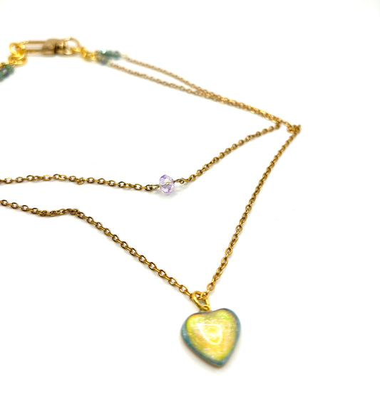 Color Changing Heart Necklace