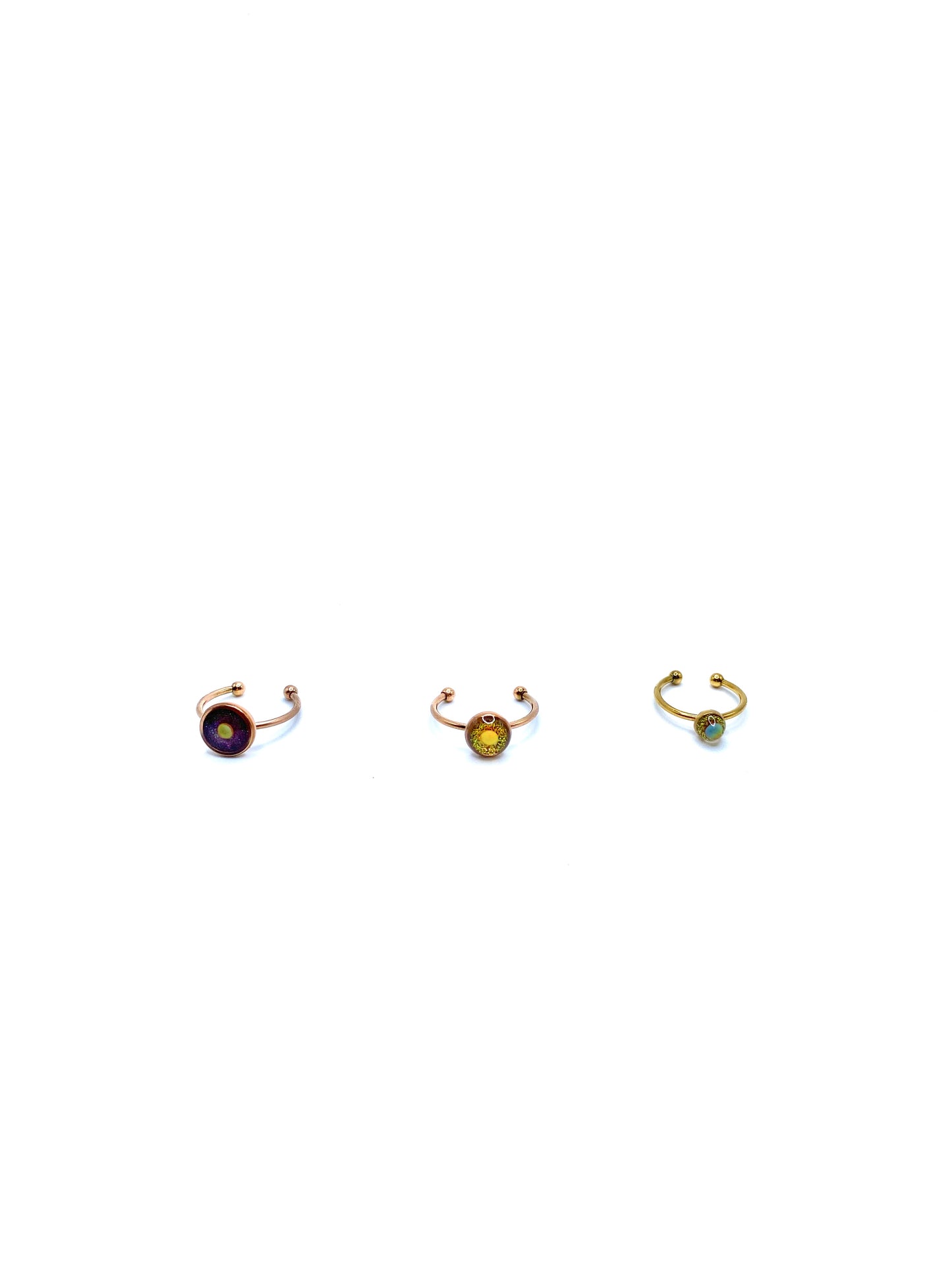 Glow Dainty Mood Rings