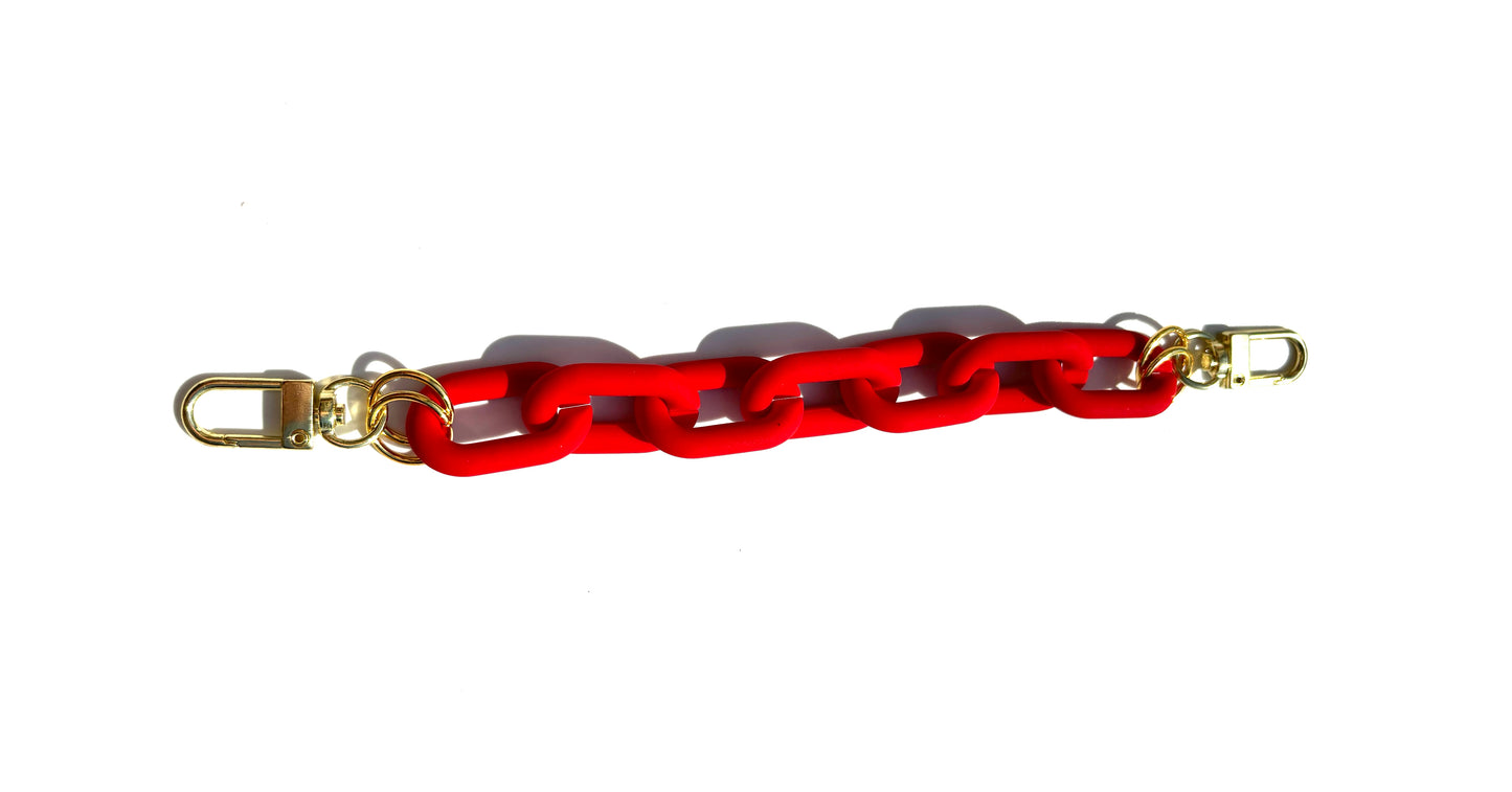 Red Matte Acrylic Chain