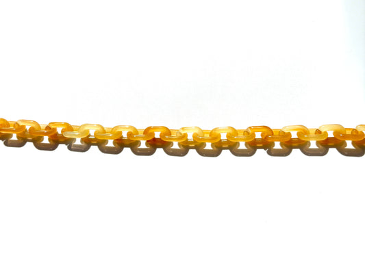 Translucent Honey Onyx Acrylic Chain