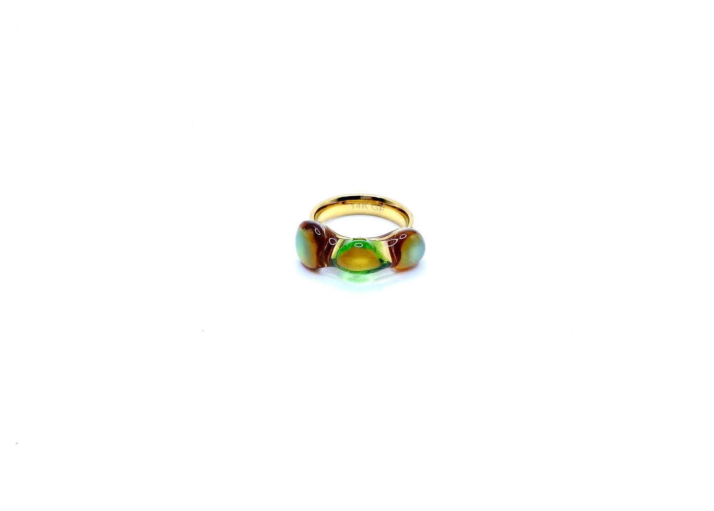 Mood Sea Glass™ Ring Trio