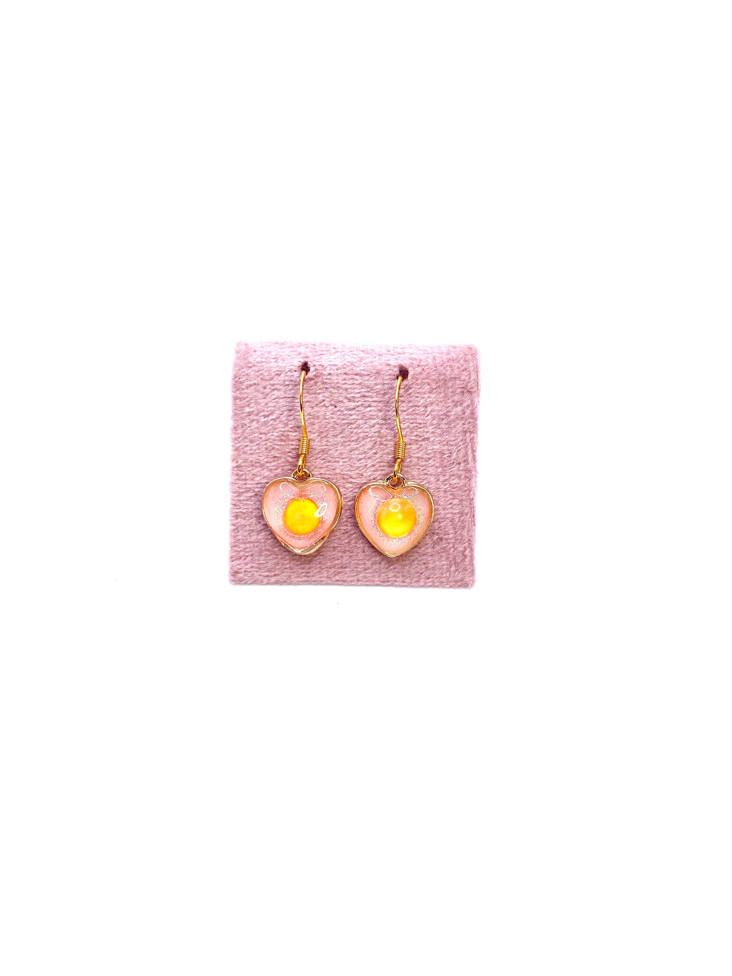 Dainty Mood Heart Earrings