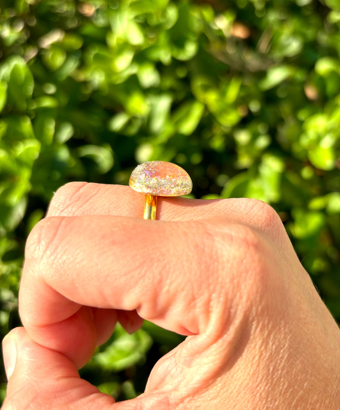 Sparkle Heart Mood Ring