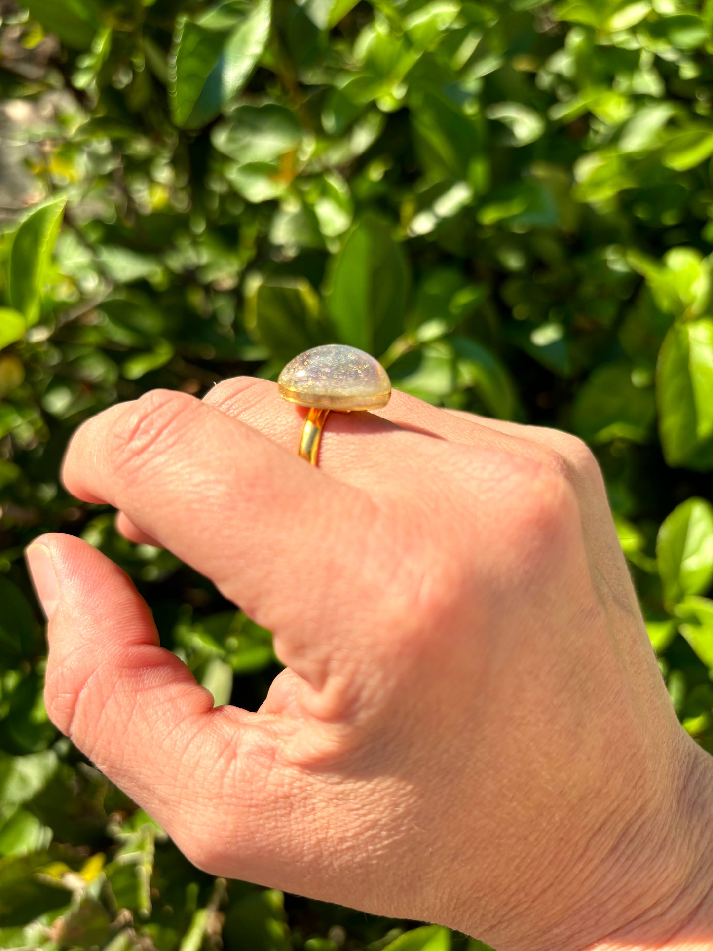 Sparkle Heart Mood Ring