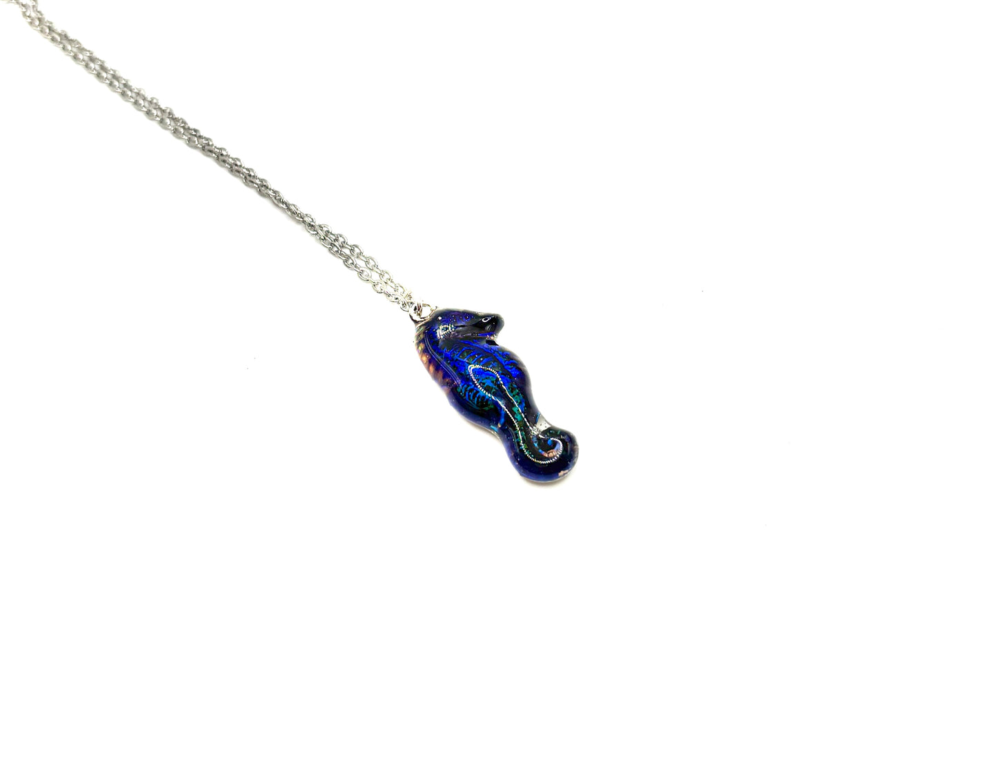 Mood Color Changing Seahorse Necklace