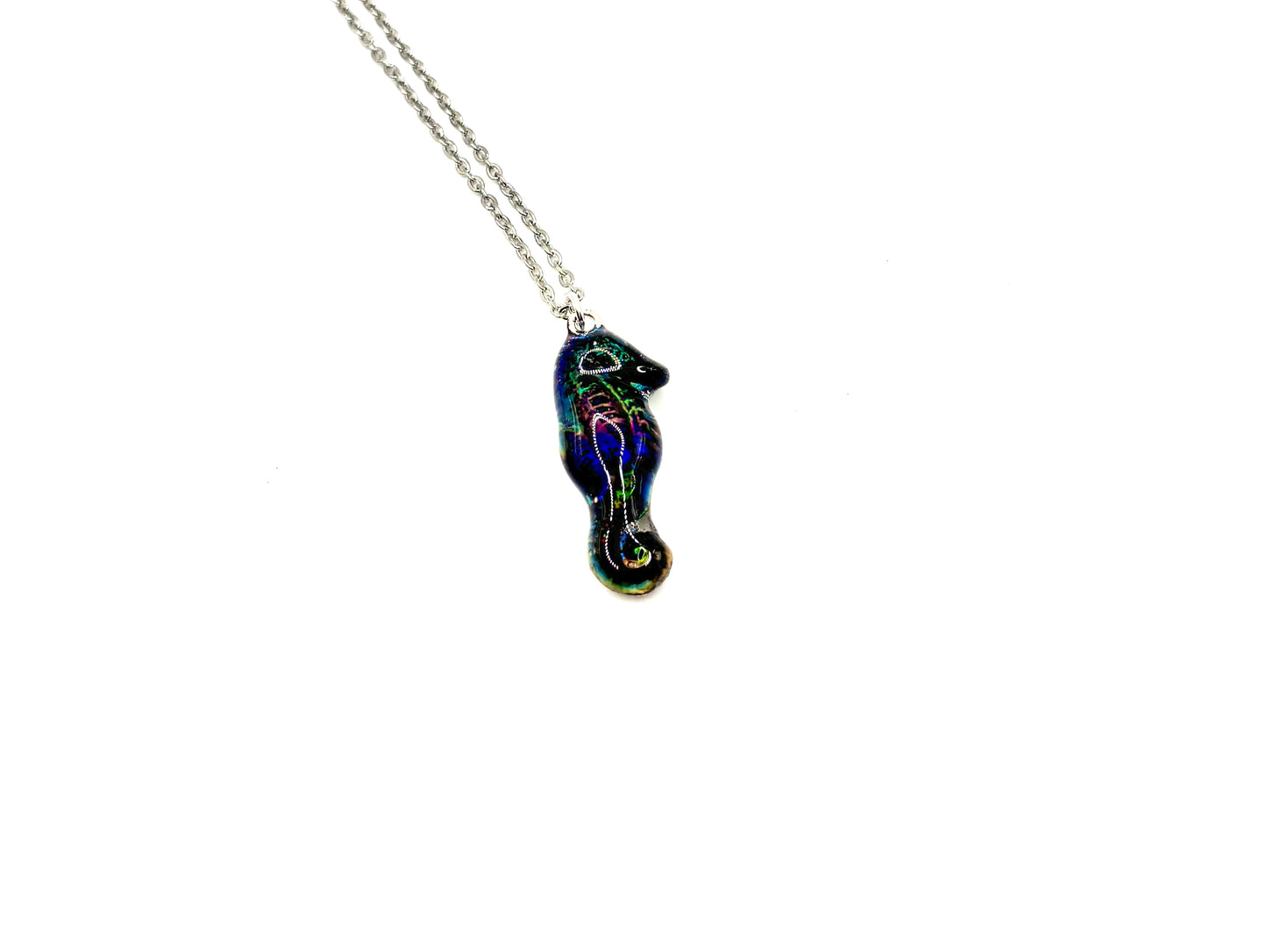 Mood Color Changing Seahorse Necklace