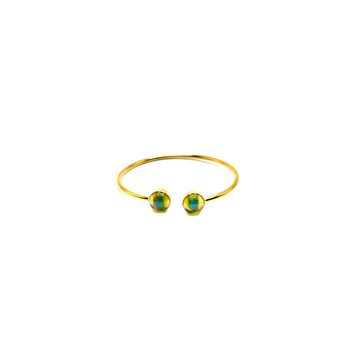 Mood Sea Glass™ Color Changing Bangle Bracelet