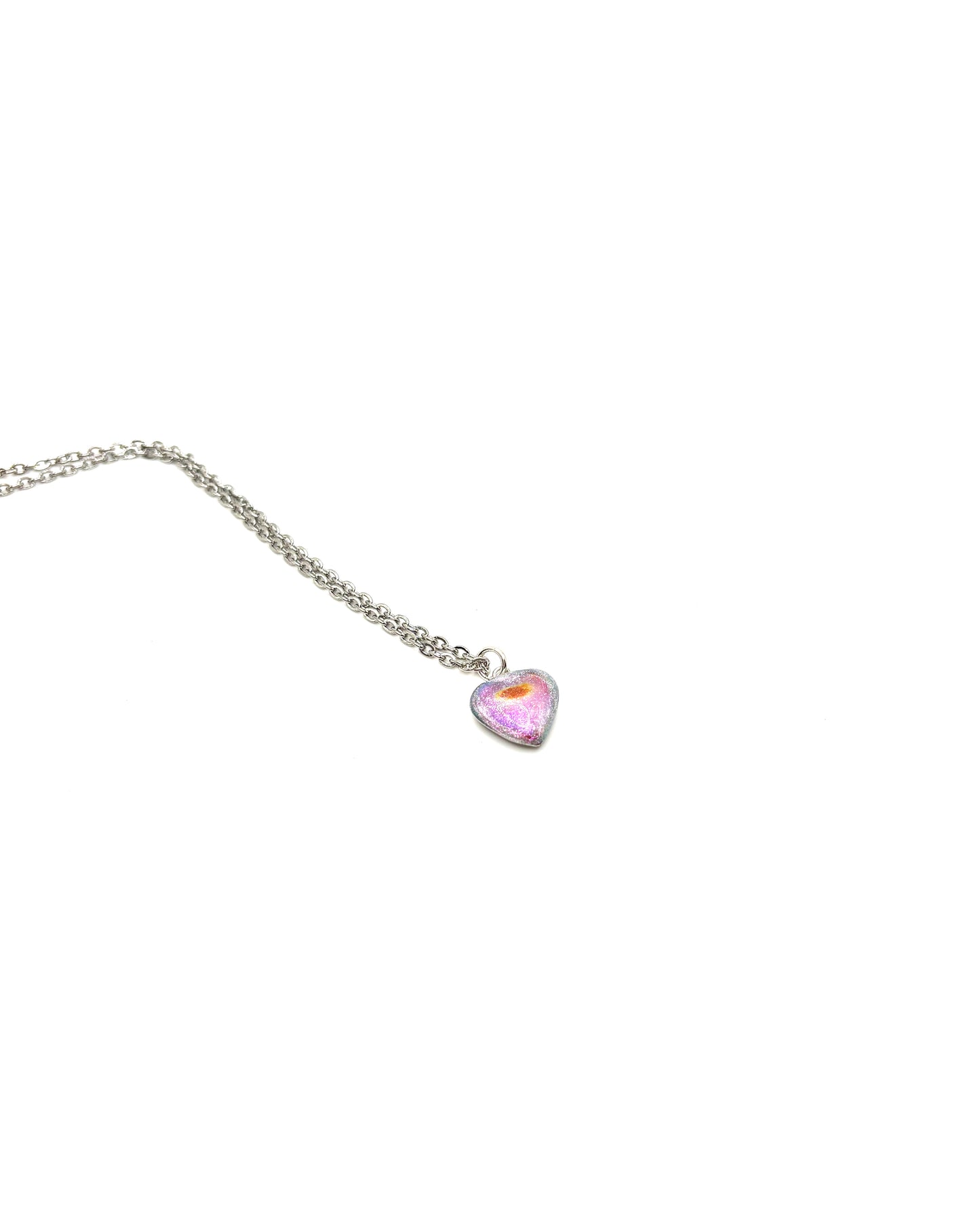 Sparkle Heart Mood Necklace