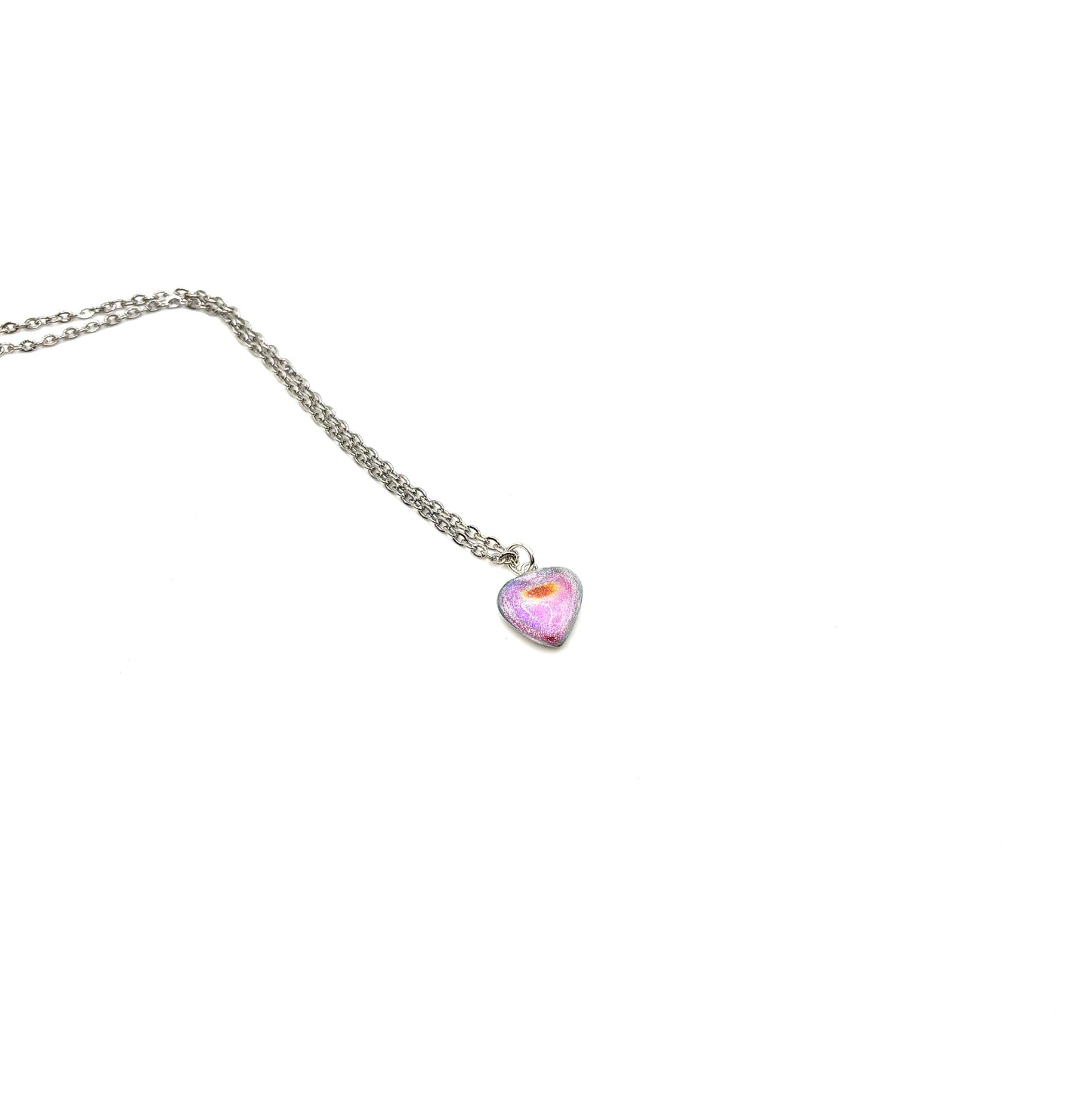 Sparkle Heart Mood Necklace