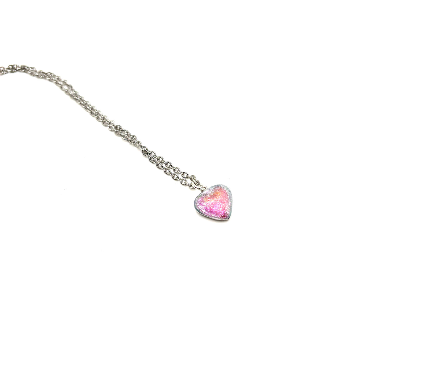 Sparkle Heart Mood Necklace