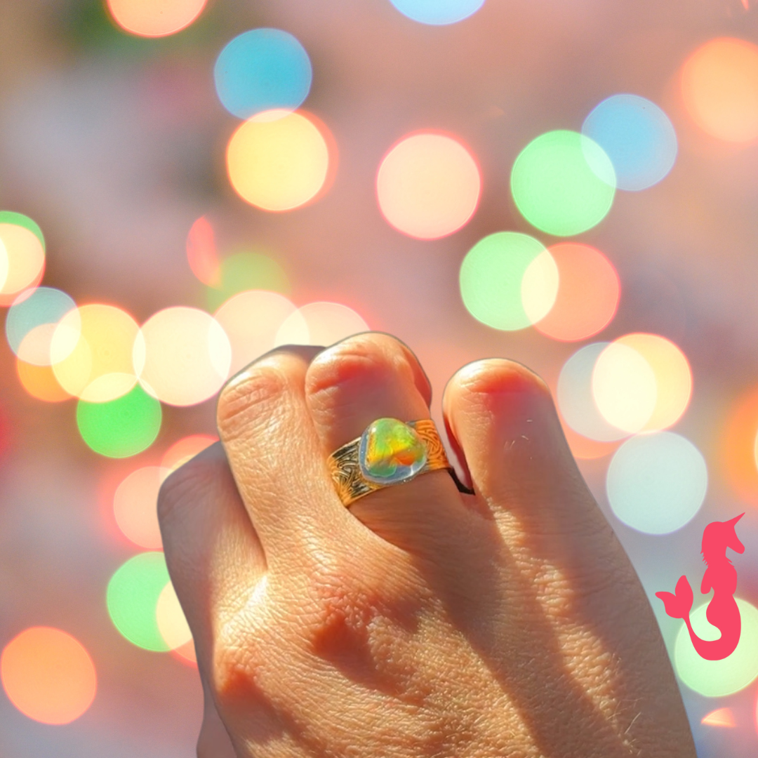 Mood Sea Glass™ Color Changing Ring